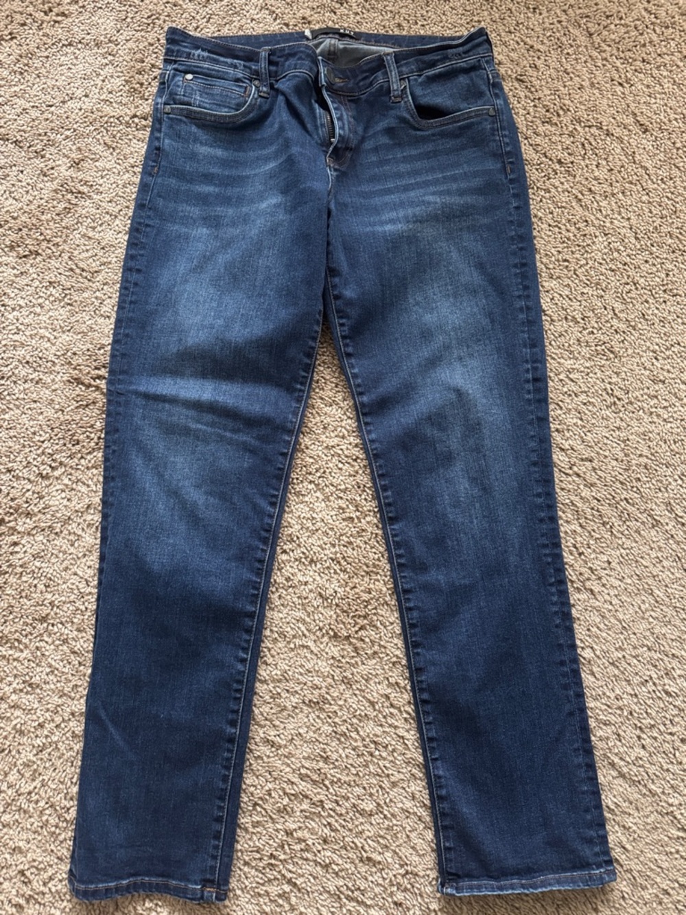 Kut from the Kloth Dark Blue Straight Leg Jeans